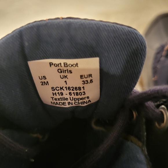 Sperry Rubber Boots Kids Size 2 - Picture 5 of 5